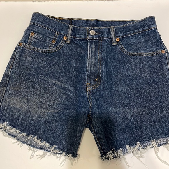 Levi's Shorts Levi Blue Jean Shorts Poshmark